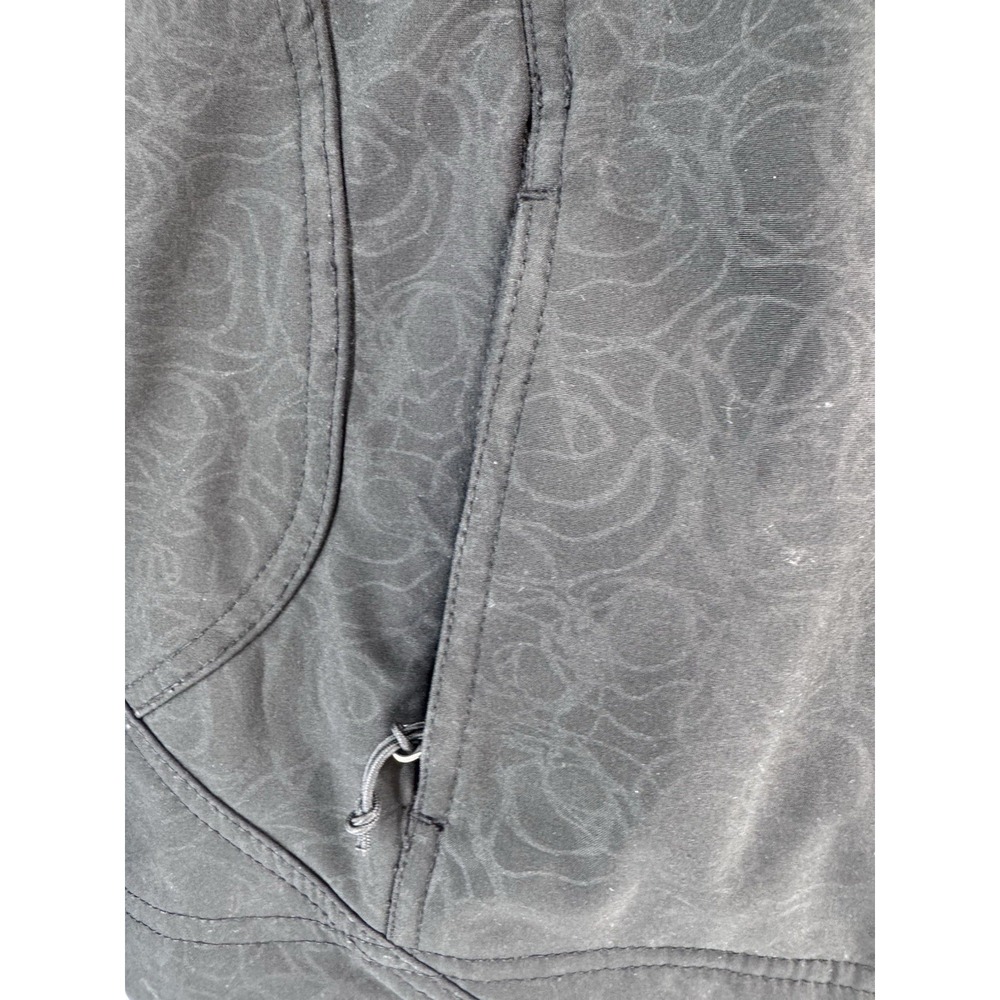 EUC Double Diamond Women's Black Softshell Jacket S Windproof Water Resist Zip - Picture 7 of 16
